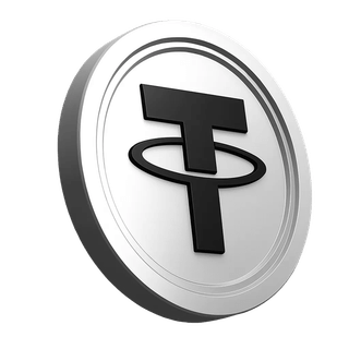 USDT Tether coin element within the trading community trust section